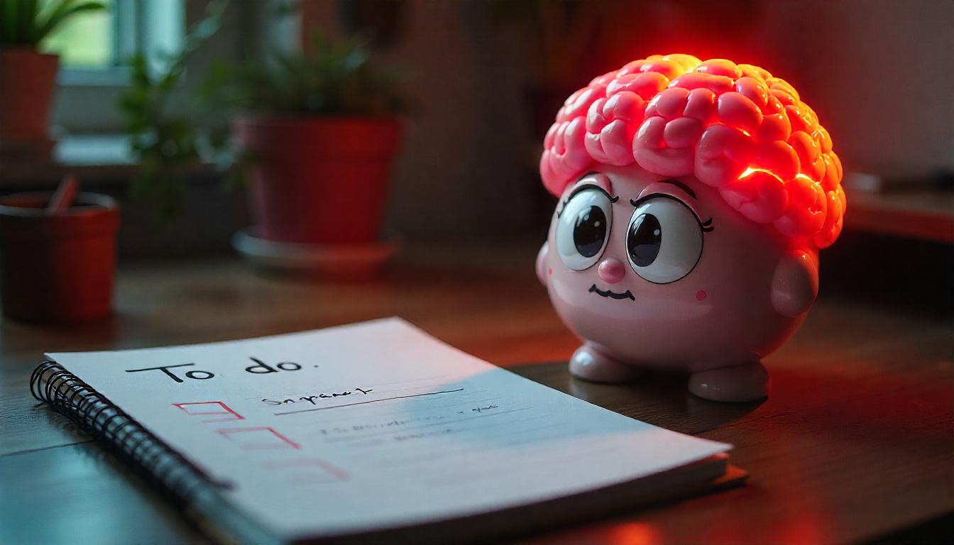 Listado de tareas y un cerebro